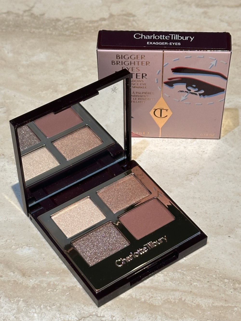 Charlotte Tilbury Bigger Brighter Eyes Filter Eye Shadow Exagger-Eyes